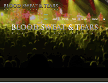 Tablet Screenshot of bloodsweatandtears.com